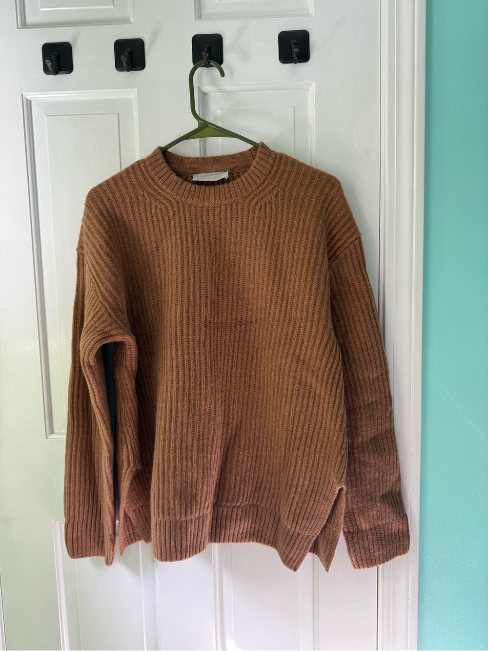 Everlane 100% Wool Chunky Knit Crewneck Sweater Size Small
